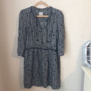 Anthropologie Maeve black and white dress